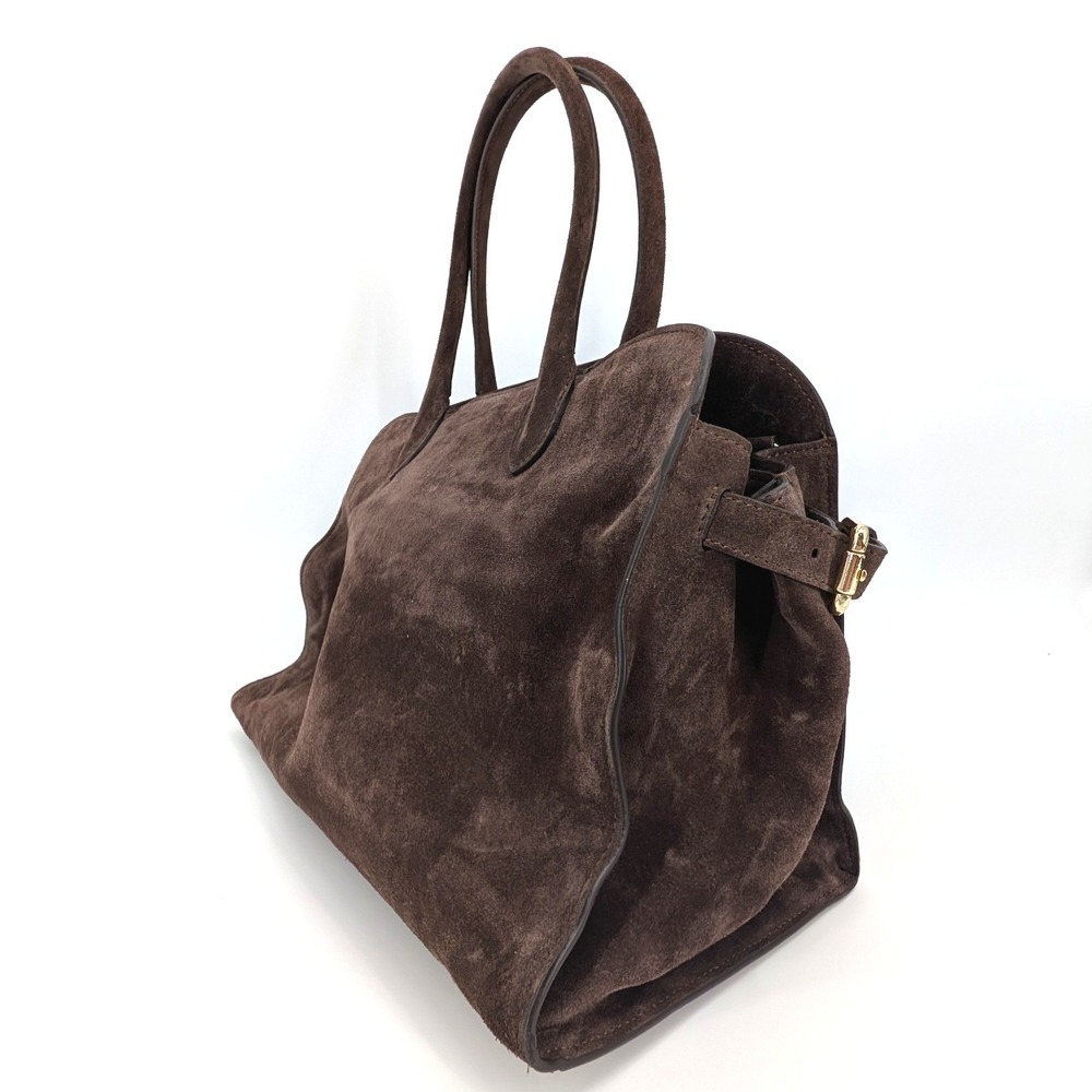 Claudia Firenze Brown Suede Margaux Style Satchel Italy NWOT Viral Bag